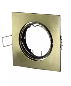 Χωνευτό φωτιστικό Spot GU10, τετράγωνο χρυσό σώμα V-TAC – 8581