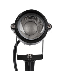 GloboStar® 85814 Προβολάκι Κήπου Καρφωτό – Δαπέδου COB LED 10W 1000lm 35° AC 230V με Ασύρματο Χειριστήριο IR Αδιάβροχο IP66 Πολύχρωμο RGB Dimmable