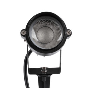 GloboStar® 85814 Προβολάκι Κήπου Καρφωτό – Δαπέδου COB LED 10W 1000lm 35° AC 230V με Ασύρματο Χειριστήριο IR Αδιάβροχο IP66 Πολύχρωμο RGB Dimmable