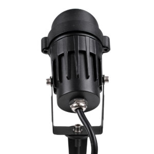 GloboStar® 85814 Προβολάκι Κήπου Καρφωτό – Δαπέδου COB LED 10W 1000lm 35° AC 230V με Ασύρματο Χειριστήριο IR Αδιάβροχο IP66 Πολύχρωμο RGB Dimmable