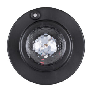 GloboStar® 85817 Μαύρο Επιτραπέζιο Διακοσμητικό Φωτιστικό Ειδικών Εφε NIGHT GALAXY WORLD 3D LED 10W DC 5V 2200mAh Επαναφορτιζόμενο με Bluetooth Speaker – Sound Activated – Καλώδιο Τροφοδοσίας USB και Ασύρματο Χειριστήριο RF 2.4Ghz Πολύχρωμo RGBW Dimmable