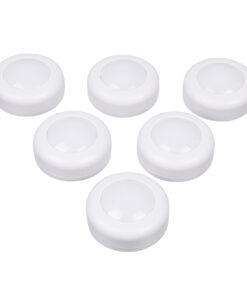 GloboStar® 85818 Φωτιστικά Νυκτός Μπαταρίας LED SMD 5050 6W 600lm με Ασύρματο Χειριστήριο RF – ΣΕΤ 6 Τεμαχίων Πολύχρωμα RGB