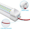 GloboStar® 85822 Φωτιστικό Καμπίνας – Cabinet Light 30CM – LED SMD 2835 10W 1000lm DC 12-85V με Κόλλα Διπλής Όψης 3M – Διακόπτη On/Off – Ψυχρό Λευκό 6000K