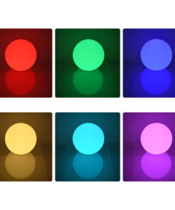 GloboStar® 85825 Ακρυλικό Φωτιστικό Μπάλα Εξωτερικού Χώρου – Πισίνας LED Globe 10W Φ40 Επαναφορτιζόμενο Μπαταρίας με Καλώδιο USB – Φορτιστή και Ασύρματο Χειριστήριο IR Αδιάβροχο IP65 Πολύχρωμο RGBW