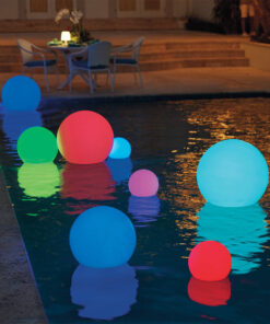 GloboStar® 85825 Ακρυλικό Φωτιστικό Μπάλα Εξωτερικού Χώρου – Πισίνας LED Globe 10W Φ40 Επαναφορτιζόμενο Μπαταρίας με Καλώδιο USB – Φορτιστή και Ασύρματο Χειριστήριο IR Αδιάβροχο IP65 Πολύχρωμο RGBW