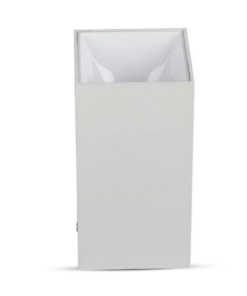 Επιφανειακό φωτιστικό Spot GU10 τετράγωνο με λευκό σώμα και λευκό ανακλαστήρα V-TAC – 8583