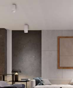 Επιφανειακό φωτιστικό Spot GU10 τετράγωνο με λευκό σώμα και λευκό ανακλαστήρα V-TAC – 8583