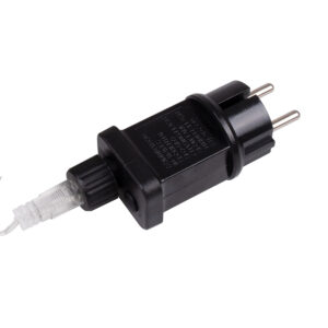 85839 Διακοσμητική Γιρλάντα 33 Μέτρα με Controller 8 Προγραμμάτων Εναλλαγών Φωτισμού – Επεκτεινόμενη 300 LED 3.6W AC 230V με Διάφανο Καλώδιο & Πρίζα Schuko Αδιάβροχη IP44 Θερμό Λευκό 3000K Μ33m