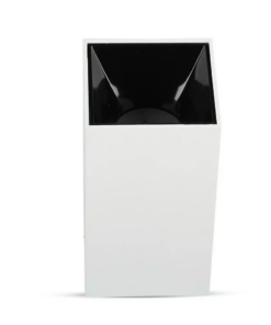 Επιφανειακό φωτιστικό Spot GU10 τετράγωνο με λευκό σώμα και μαύρο ανακλαστήρα V-TAC – 8584