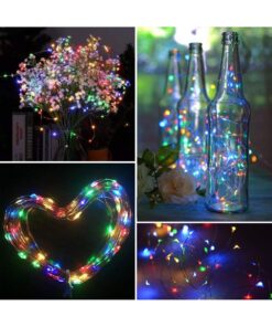 85844 Διακοσμητική Γιρλάντα 20 Μέτρα με Controller 8 Προγραμμάτων Εναλλαγών Φωτισμού – 200 LED 1.3W AC 230V με Χάλκινο Καλώδιο & Πρίζα Schuko Αδιάβροχη IP44 RGB Μ20m