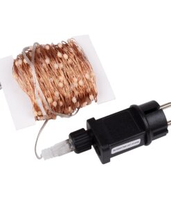 85845 Διακοσμητική Γιρλάντα 32 Μέτρα με Controller 8 Προγραμμάτων Εναλλαγών Φωτισμού – 300 LED 3.6W AC 230V με Χάλκινο Καλώδιο & Πρίζα Schuko Αδιάβροχη IP44 Θερμό Λευκό 3000K Μ32m