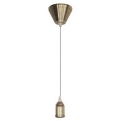 NTOYI ΚΡΕΜΑΣΤΟ ΜΠΡΟΝΖΕ (ΓΙΑ ΦΩΤΙΣΤΙΚΑ) Ε27 EUROLAMP – 147-23131