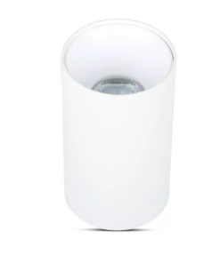 Επιφανειακό φωτιστικό Spot GU10 με κυλινδρικό λευκό σώμα και λευκό ανακλαστήρα V-TAC – 8588