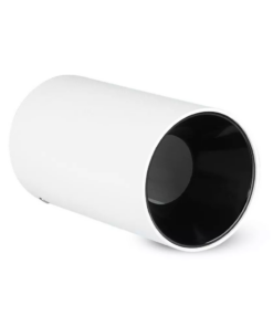 Επιφανειακό φωτιστικό Spot GU10 με κυλινδρικό λευκό σώμα και μαύρο ανακλαστήρα V-TAC – 8589