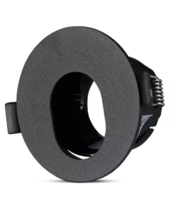 Χωνευτό φωτιστικό Spot GU10 Στρογγυλό μαύρο V-TAC – 8596