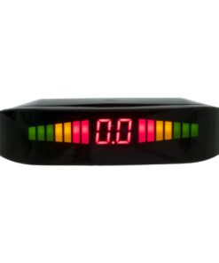 GloboStar® 86001 Σύστημα Παρκαρίσματος Parktronic DC 12V με 4 Μαύρους Αισθητήρες – Οθόνη LED Indicator και Ηχείο (Buzzer)