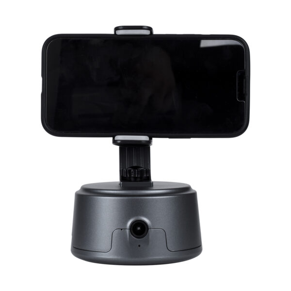 GloboStar® 86005 Following Face Auto Tracking Live Steaming Mobile Stand – Βάση Κινητού με Ανιχνευτή Κίνησης & Βάση για Τρίποδο – Μαύρο