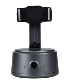 GloboStar® 86005 Following Face Auto Tracking Live Steaming Mobile Stand – Βάση Κινητού με Ανιχνευτή Κίνησης & Βάση για Τρίποδο – Μαύρο
