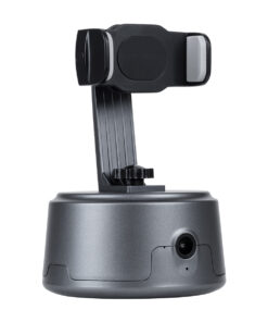 GloboStar® 86005 Following Face Auto Tracking Live Steaming Mobile Stand – Βάση Κινητού με Ανιχνευτή Κίνησης & Βάση για Τρίποδο – Μαύρο