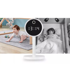 GloboStar® 86006 Rechargeable Table Camera WiFi HD 1080P 160° 1500mAh Two Way Audio Motion Detection & Digital Clock – Επαναφορτιζόμενη Επιτραπέζια Κάμερα WiFi HD 1080P 160° 1500mAh Διπλή Κατέυθυνση Ομιλίας Ανιχνευτή Κίνησης & Ψηφιακό Ρολόι – Λευκό