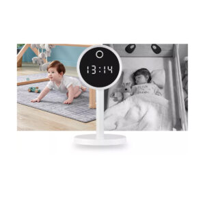 GloboStar® 86006 Rechargeable Table Camera WiFi HD 1080P 160° 1500mAh Two Way Audio Motion Detection & Digital Clock – Επαναφορτιζόμενη Επιτραπέζια Κάμερα WiFi HD 1080P 160° 1500mAh Διπλή Κατέυθυνση Ομιλίας Ανιχνευτή Κίνησης & Ψηφιακό Ρολόι – Λευκό