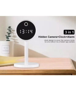 GloboStar® 86006 Rechargeable Table Camera WiFi HD 1080P 160° 1500mAh Two Way Audio Motion Detection & Digital Clock – Επαναφορτιζόμενη Επιτραπέζια Κάμερα WiFi HD 1080P 160° 1500mAh Διπλή Κατέυθυνση Ομιλίας Ανιχνευτή Κίνησης & Ψηφιακό Ρολόι – Λευκό