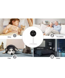 GloboStar® 86006 Rechargeable Table Camera WiFi HD 1080P 160° 1500mAh Two Way Audio Motion Detection & Digital Clock – Επαναφορτιζόμενη Επιτραπέζια Κάμερα WiFi HD 1080P 160° 1500mAh Διπλή Κατέυθυνση Ομιλίας Ανιχνευτή Κίνησης & Ψηφιακό Ρολόι – Λευκό