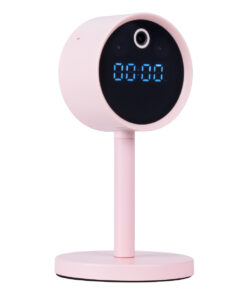 GloboStar® 86007 Rechargeable Table Camera WiFi HD 1080P 160° 1500mAh Two Way Audio Motion Detection & Digital Clock – Επαναφορτιζόμενη Επιτραπέζια Κάμερα WiFi HD 1080P 160° 1500mAh Διπλή Κατέυθυνση Ομιλίας Ανιχνευτή Κίνησης & Ψηφιακό Ρολόι – Ροζ