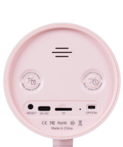 GloboStar® 86007 Rechargeable Table Camera WiFi HD 1080P 160° 1500mAh Two Way Audio Motion Detection & Digital Clock – Επαναφορτιζόμενη Επιτραπέζια Κάμερα WiFi HD 1080P 160° 1500mAh Διπλή Κατέυθυνση Ομιλίας Ανιχνευτή Κίνησης & Ψηφιακό Ρολόι – Ροζ