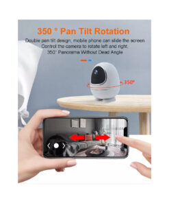 GloboStar® 86008 Rechargeable Table Camera WiFi HD 1080P 3MP 350° 5200mAh Two Way Audio & Motion Detection – Επαναφορτιζόμενη Επιτραπέζια Κάμερα WiFi HD 1080P 350° 5200mAh Διπλή Κατέυθυνση Ομιλίας με Ανιχνευτή Κίνησης – Λευκό