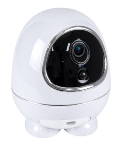 GloboStar® 86008 Rechargeable Table Camera WiFi HD 1080P 3MP 350° 5200mAh Two Way Audio & Motion Detection – Επαναφορτιζόμενη Επιτραπέζια Κάμερα WiFi HD 1080P 350° 5200mAh Διπλή Κατέυθυνση Ομιλίας με Ανιχνευτή Κίνησης – Λευκό