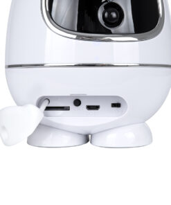 GloboStar® 86008 Rechargeable Table Camera WiFi HD 1080P 3MP 350° 5200mAh Two Way Audio & Motion Detection – Επαναφορτιζόμενη Επιτραπέζια Κάμερα WiFi HD 1080P 350° 5200mAh Διπλή Κατέυθυνση Ομιλίας με Ανιχνευτή Κίνησης – Λευκό