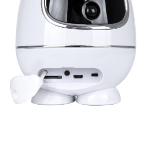 GloboStar® 86008 Rechargeable Table Camera WiFi HD 1080P 3MP 350° 5200mAh Two Way Audio & Motion Detection – Επαναφορτιζόμενη Επιτραπέζια Κάμερα WiFi HD 1080P 350° 5200mAh Διπλή Κατέυθυνση Ομιλίας με Ανιχνευτή Κίνησης – Λευκό