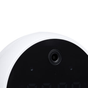 GloboStar® 86015 Rechargeable Table Camera 2MP WiFi HD 1080P 120° 5000mAh Two Way Audio Motion Detection & Digital Clock – Επαναφορτιζόμενη Επιτραπέζια Κάμερα 2MP WiFi HD 1080P 120° 5000mAh Διπλή Κατέυθυνση Ομιλίας Ανιχνευτή Κίνησης Ψηφιακό Ρολόι – Λευκό