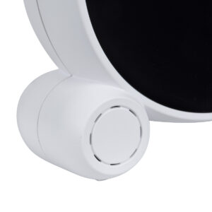 GloboStar® 86015 Rechargeable Table Camera 2MP WiFi HD 1080P 120° 5000mAh Two Way Audio Motion Detection & Digital Clock – Επαναφορτιζόμενη Επιτραπέζια Κάμερα 2MP WiFi HD 1080P 120° 5000mAh Διπλή Κατέυθυνση Ομιλίας Ανιχνευτή Κίνησης Ψηφιακό Ρολόι – Λευκό