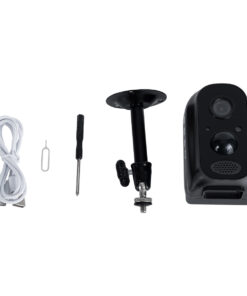 GloboStar® 86026 Επαναφορτιζόμενη Επιτραπέζια/Τοίχου IP Camera 1080P WiFi 90° Μοιρών – 6200mAh – Νυχτερινή Όραση με LED IR – Διπλή Κατέυθυνση Ομιλίας – Ανιχνευτή Κίνησης – Νυχτερινή Λήψη – Θέση SD Κάρτας Max 128GB – 25 Μέρες Stand By