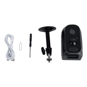 GloboStar® 86026 Επαναφορτιζόμενη Επιτραπέζια/Τοίχου IP Camera 1080P WiFi 90° Μοιρών – 6200mAh – Νυχτερινή Όραση με LED IR – Διπλή Κατέυθυνση Ομιλίας – Ανιχνευτή Κίνησης – Νυχτερινή Λήψη – Θέση SD Κάρτας Max 128GB – 25 Μέρες Stand By