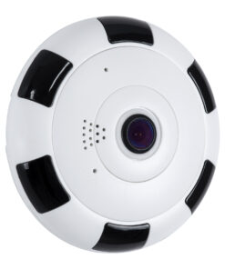 GloboStar® 86027 Επιτοίχια IP Camera 1080P WiFi 360° Μοιρών – Νυχτερινή Όραση με LED IR – Διπλή Κατέυθυνση Ομιλίας – Ανιχνευτή Κίνησης – Νυχτερινή Λήψη – Λευκό Μαύρο