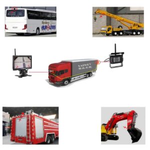 GloboStar® 86030 WiFi Έγχρωμη Κάμερα 720p CMOS HD Οπισθοπορείας Αυτοκινήτου-Φορτηγού DC 12-24V 170° με Οθόνη 7″ DC 12-24V Night Capture με Parking Lines και Ασύρματο Χειριστήριο Αδιάβροχη IP65