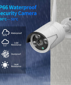 GloboStar® 86037 Ασύρματο Καταγραφικό με 4 x Camera 2MP 1080P WiFi 150° Μοιρών – Αδιάβροχο IP66 – Νυχτερινή Όραση με LED IR – Μονή Κατέυθυνση Ομιλίας – Ανιχνευτή Κίνησης – Νυχτερινή Λήψη – Λευκό