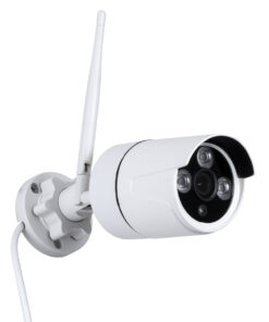 GloboStar® 86037 Ασύρματο Καταγραφικό με 4 x Camera 2MP 1080P WiFi 150° Μοιρών – Αδιάβροχο IP66 – Νυχτερινή Όραση με LED IR – Μονή Κατέυθυνση Ομιλίας – Ανιχνευτή Κίνησης – Νυχτερινή Λήψη – Λευκό