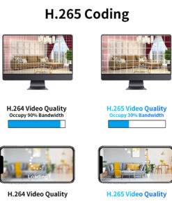GloboStar® 86038 Ασύρματο Καταγραφικό με 8 x Camera 2MP 1080P WiFi 150° Μοιρών – Αδιάβροχο IP66 – Νυχτερινή Όραση με LED IR – Μονή Κατέυθυνση Ομιλίας – Ανιχνευτή Κίνησης – Νυχτερινή Λήψη – Λευκό