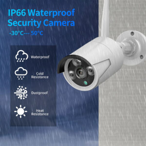 GloboStar® 86038 Ασύρματο Καταγραφικό με 8 x Camera 2MP 1080P WiFi 150° Μοιρών – Αδιάβροχο IP66 – Νυχτερινή Όραση με LED IR – Μονή Κατέυθυνση Ομιλίας – Ανιχνευτή Κίνησης – Νυχτερινή Λήψη – Λευκό