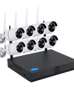 GloboStar® 86038 Ασύρματο Καταγραφικό με 8 x Camera 2MP 1080P WiFi 150° Μοιρών – Αδιάβροχο IP66 – Νυχτερινή Όραση με LED IR – Μονή Κατέυθυνση Ομιλίας – Ανιχνευτή Κίνησης – Νυχτερινή Λήψη – Λευκό