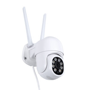 GloboStar® 86039 Ασύρματο Καταγραφικό με 4 x Camera 2MP 1080P WiFi  360° Μοιρών – Αδιάβροχο IP66 – Νυχτερινή Όραση με LED IR – Διπλή Κατέυθυνση Ομιλίας – Ανιχνευτή Κίνησης – Νυχτερινή Λήψη – Λευκό