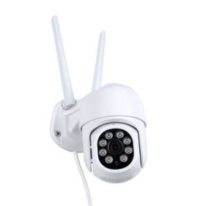 GloboStar® 86039 Ασύρματο Καταγραφικό με 4 x Camera 2MP 1080P WiFi  360° Μοιρών – Αδιάβροχο IP66 – Νυχτερινή Όραση με LED IR – Διπλή Κατέυθυνση Ομιλίας – Ανιχνευτή Κίνησης – Νυχτερινή Λήψη – Λευκό