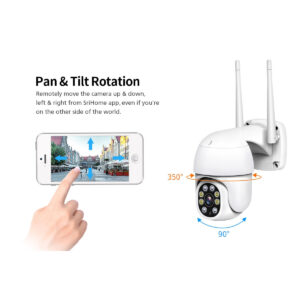 GloboStar® 86040 Ασύρματο Καταγραφικό με 8 x Camera 2MP 1080P WiFi  360° Μοιρών – Αδιάβροχο IP66 – Νυχτερινή Όραση με LED IR – Διπλή Κατέυθυνση Ομιλίας – Ανιχνευτή Κίνησης – Νυχτερινή Λήψη – Λευκό