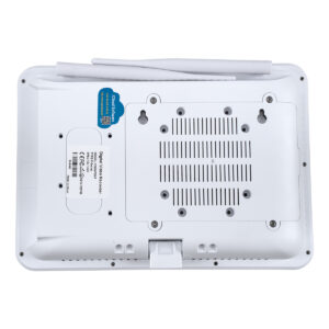 GloboStar® 86042 Ασύρματο Καταγραφικό με Οθόνη – 8 x Camera 2MP 1080P WiFi  360° Μοιρών – Αδιάβροχο IP66 – Νυχτερινή Όραση με LED IR – Διπλή Κατέυθυνση Ομιλίας – Ανιχνευτή Κίνησης – Νυχτερινή Λήψη – Λευκό