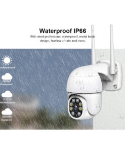 GloboStar® 86042 Ασύρματο Καταγραφικό με Οθόνη – 8 x Camera 2MP 1080P WiFi 360° Μοιρών – Αδιάβροχο IP66 – Νυχτερινή Όραση με LED IR – Διπλή Κατέυθυνση Ομιλίας – Ανιχνευτή Κίνησης – Νυχτερινή Λήψη – Λευκό