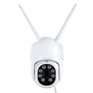 GloboStar® 86042 Ασύρματο Καταγραφικό με Οθόνη – 8 x Camera 2MP 1080P WiFi  360° Μοιρών – Αδιάβροχο IP66 – Νυχτερινή Όραση με LED IR – Διπλή Κατέυθυνση Ομιλίας – Ανιχνευτή Κίνησης – Νυχτερινή Λήψη – Λευκό